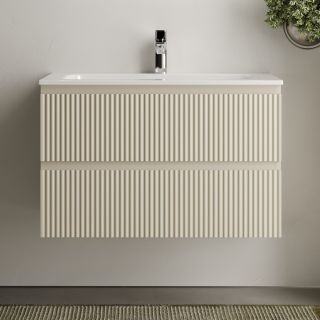 Подвесная тумба под раковину Sancos Snob R SNR80CE 80см Beige Soft