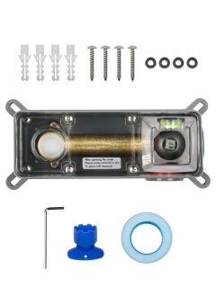 Встраиваемый смеситель для раковины Wonzon & Woghand Steam WW-88869008-BGM тёмный графит