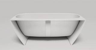 Ванна из искусственного камня Salini Sofia Wall S-Stone 102523M 180x85см белый матовый