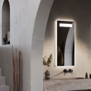 Зеркало с подсветкой Sancos Solo SL35 35см с сенсорным выключателем