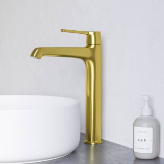 Высокий смеситель для раковины RGW Shower Panels SP-311G золото 511405311-06