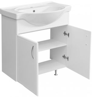 Тумба под раковину Stella Polar Концепт 70см белый SP-00000060