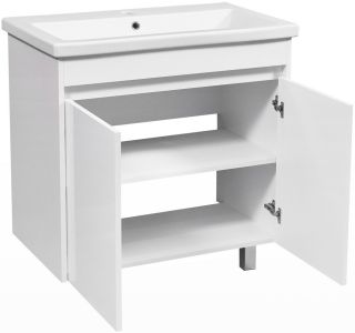 Тумба под раковину Stella Polar Фаворита 80см белый SP-00000164