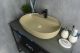 Раковина Gid Sr1346 53343 накладная светло-коричневая матовая 61x41x14