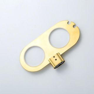 Стакан двойной Gappo G30908-3 золотой сатин