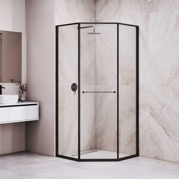 Душевой уголок RGW SV-82B "L" 33328288-14L 80x80 см чёрный