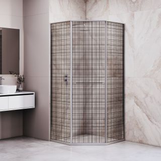 Душевой уголок RGW SV-82 "L" 33328288-241L 80x80 см хром