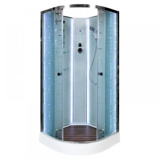 Душевая кабина Deto ЕМ1580 N LED 80х80х208 см
