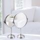 Настольное косметическое зеркало Frap F6206 хром