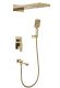 Душевой комплект Gappo G7107-73 золотой сатин