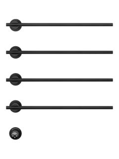 Полотенцесушитель электрический встраиваемый Wonzon & Woghand Dortmund WW-A364-MB 58x70 см с внутренней частью чёрный матовый