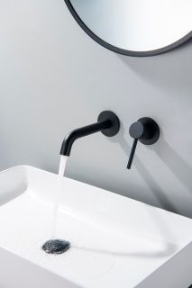 Смеситель для раковины встроенный Timo Saona 2372/03SM Черный