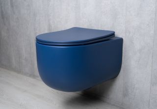 Унитаз подвесной Tornado Gid Tr2133TF-BUM 62301Y синий матовый 49x36x34