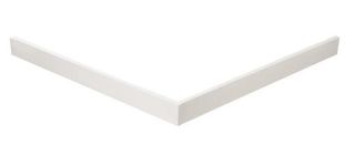 Экран Cezares алюминиевый (белый) для поддона TRAY-AS-AH-100/80-100-SCR