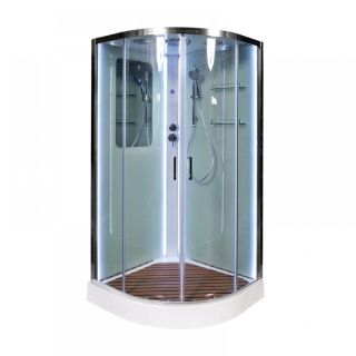 Душевая кабина Deto А01 LED 100х100х220 см
