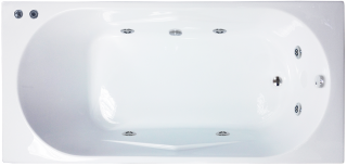 Гидромассажная ванна Royal Bath Tudor Standart 150x70см белый RB407700ST