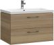 Тумба под раковину Cersanit LARA 64136 орех 70см