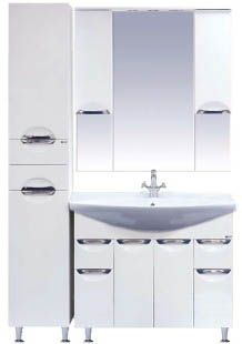 Напольная тумба под раковину Misty Орхидея 105см белый