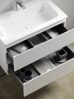 Тумба с раковиной Sancos Snob R 60 см, bianco