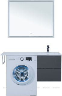 Тумба под раковину Aquanet Алвита 243662 50 см серый антрацит