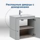 Тумба под раковину Aquanet Алвита New 277524 60 см серый