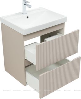 Тумба под раковину Aquanet Джейн 343975 60 см бежевый