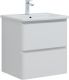 Тумба под раковину Aquanet Эмбер 330465 60 см белый матовый