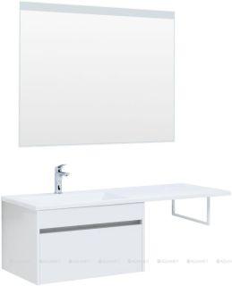 Тумба под раковину Aquanet Токио 236917 68 см белый глянец