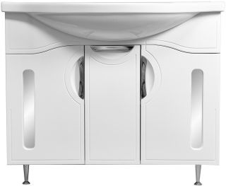 Тумба под раковину Stella Polar Сильва 100см белый SP-00000204