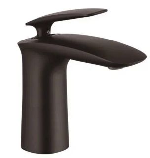 Смеситель для раковины Rose R1101H чёрный матовый