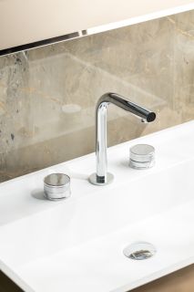 Встраиваемый смеситель для раковины Boheme Prestige 152-CR-PR хром