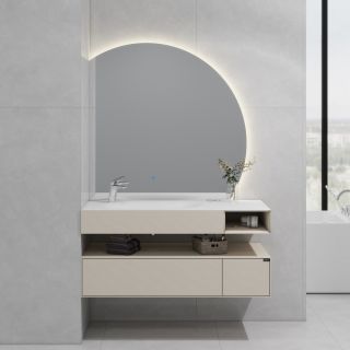 Зеркало с подсветкой Black&White Universe 955.MR1000L 110 см