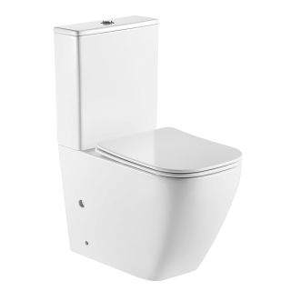 Унитаз-компакт Azario LEVANTO AZ-1228A  безободковый в комплекте с бачком и сиденьем микролифт