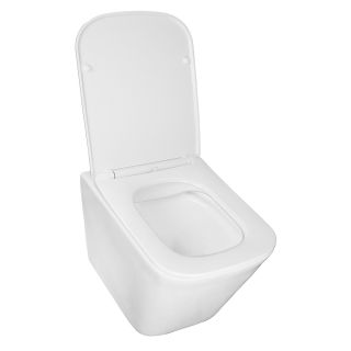 Унитаз подвесной Azario Hugo AZ-3103 безободковый с быстросъемным сиденьем микролифт