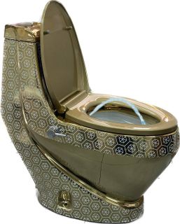 Унитаз-моноблок Laguraty 2160 AС G с функцией биде золото