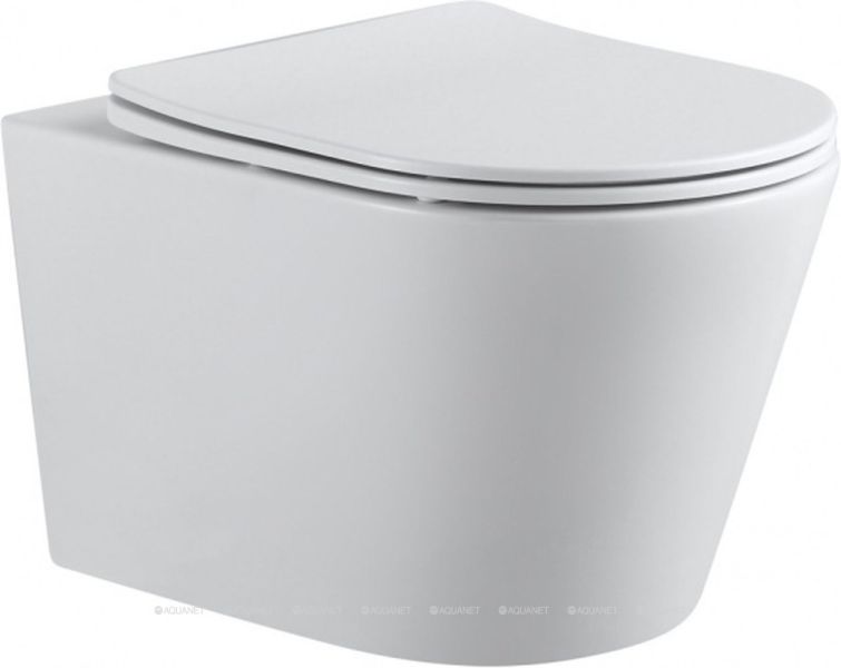 Унитаз подвесной Aquanet Rimless Atago 2.0 W LX-1905 243549 белый