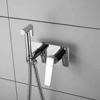 Гигиенический душ со смесителем Shevanik S8005 хром