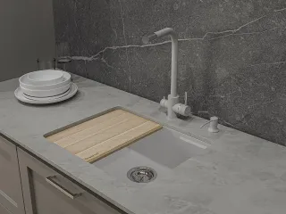 Мойка кухонная GranFest URBAN 4555 серый