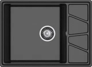 Мойка кухонная GranFest VERTEX V-680L черный