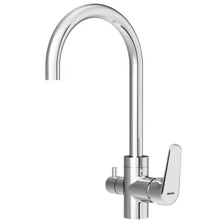 Смеситель для кухни Damixa Merkur 400730000 высокий хром