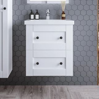 Тумба под раковину Бриклаер Хелена рамочная 4627125416408 60 см белый