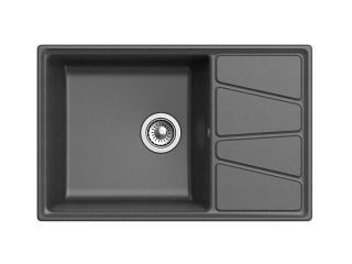 Мойка кухонная GranFest Графит Vertex V-780 L граф