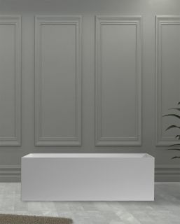 Ванна из искусственного камня ABBER Stein AS9640-1.6 160x70см белый матовый