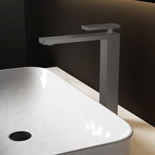 Смеситель для раковины Vincea Dice VBF-2DS2GM, вороненая сталь