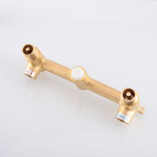 Смеситель для раковины Vincea Groove VBFW-4G1BG4 встраиваемый, брашированное золото