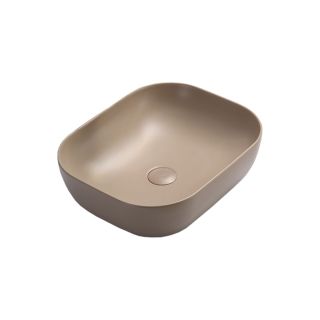 Раковина керамическая Vincea VBS-101MC, накладная, цвет капучино матовыйVBS-101MC