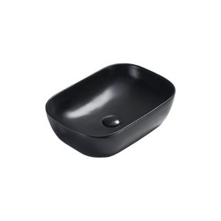 Раковина керамическая Vincea VBS-102MB, накладная, черный