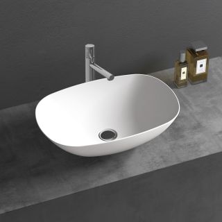 Раковина Solid Surface Vincea VBS-6T12MW, 540*360*150, накладная, цвет белый матовый
