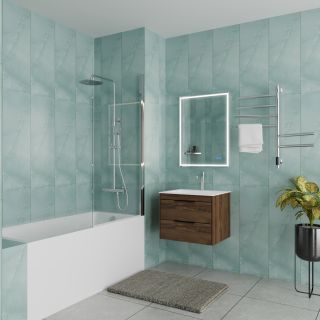 Ванна акриловая Vincea VBT-2G150-LG с ножками 1500*700*470, пристенная, цвет белый