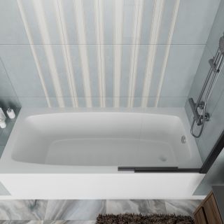 Ванна акриловая Vincea VBT-2S180-FR с каркасом 1800*800*430, пристенная, цвет белый